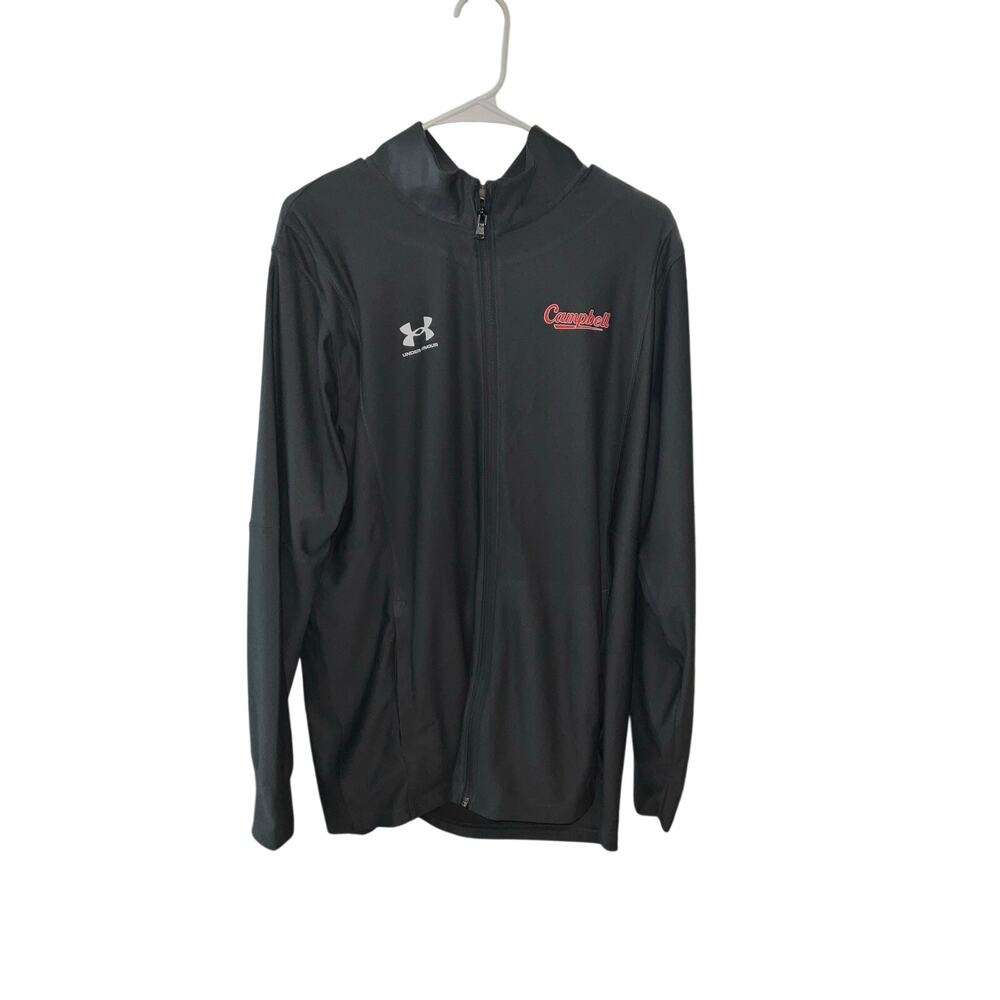 Under Armour Campbell University Grey Zip Up Jacket Size XL
